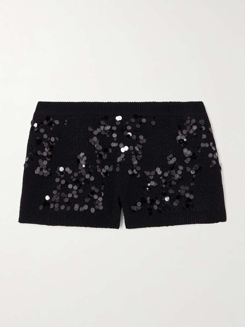 Gucci Sequined Bouclé Shorts