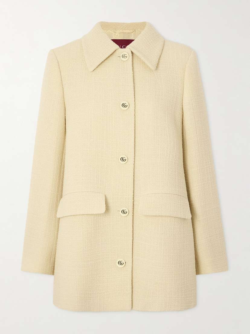 Gucci Wool-blend Tweed Coat