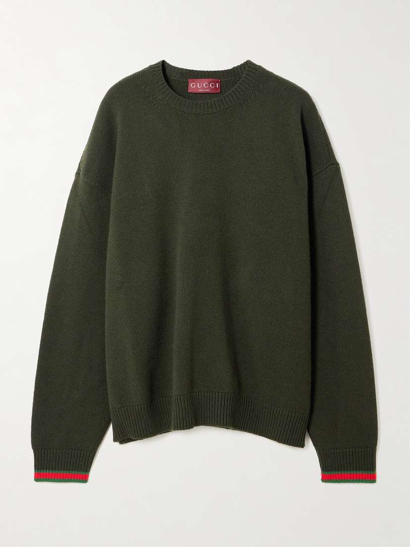 Gucci Wool And Cashmere-blend Sweater