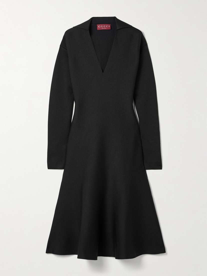 Gucci Wool-blend Midi hirt Dress