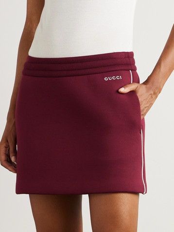 Gucci Jersey mini skirt