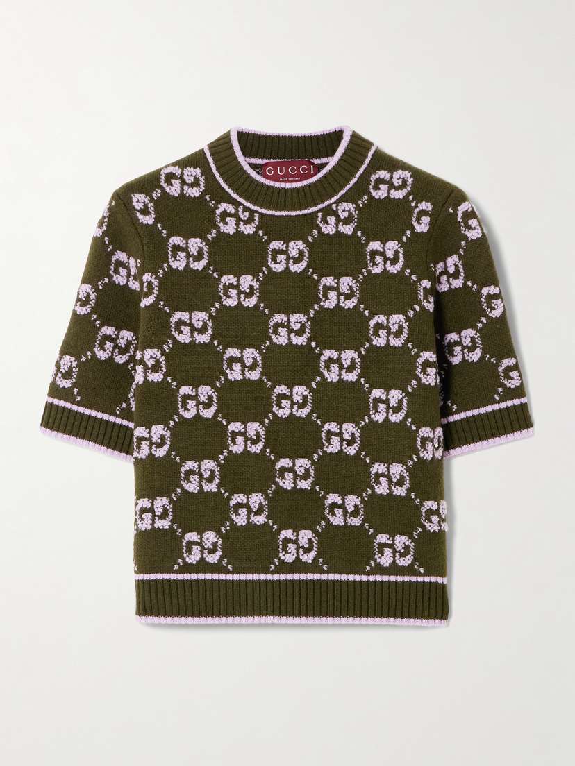 Gucci Wool-jacquard Sweater