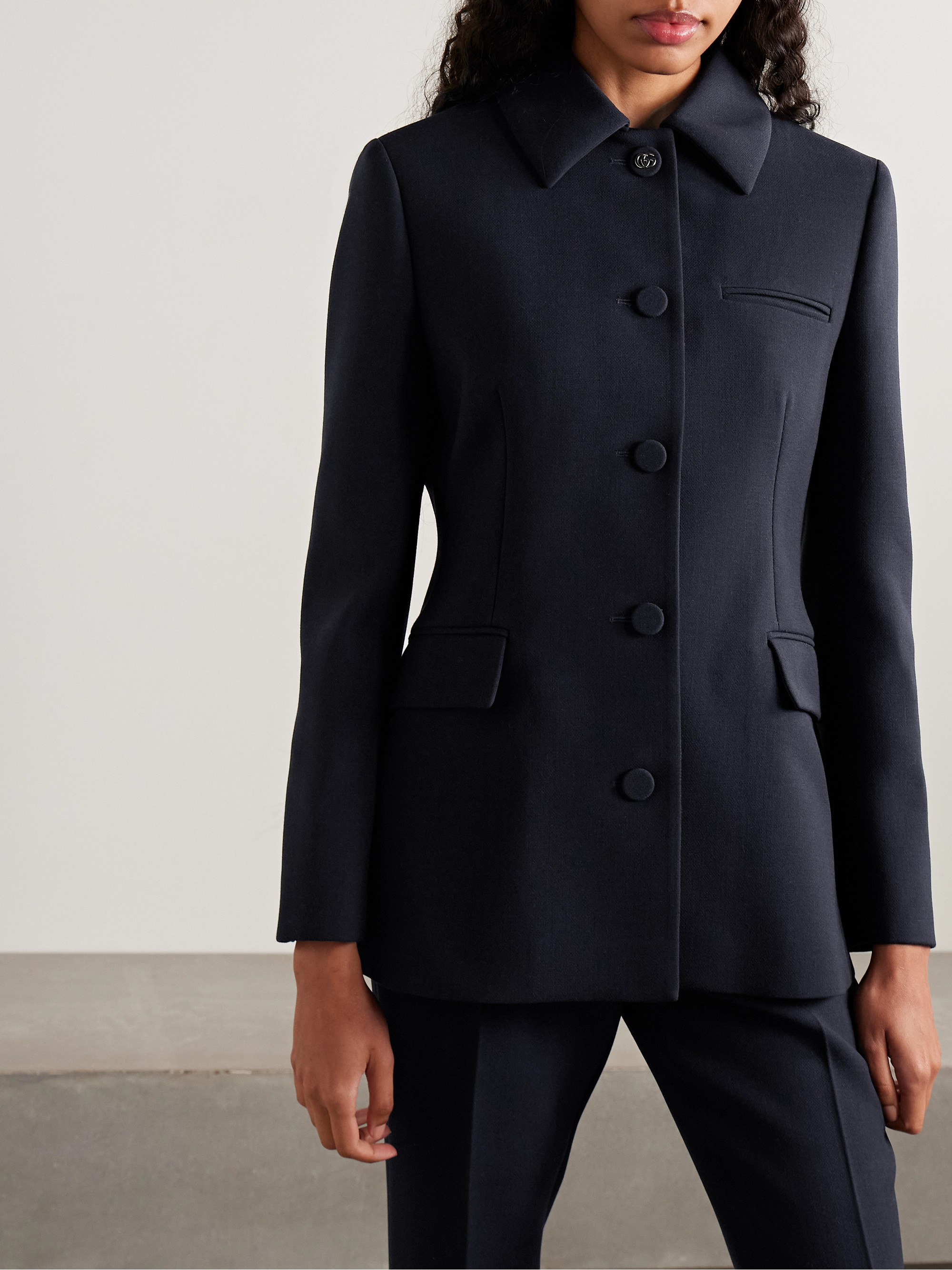 Gucci Wool-crepe jacket