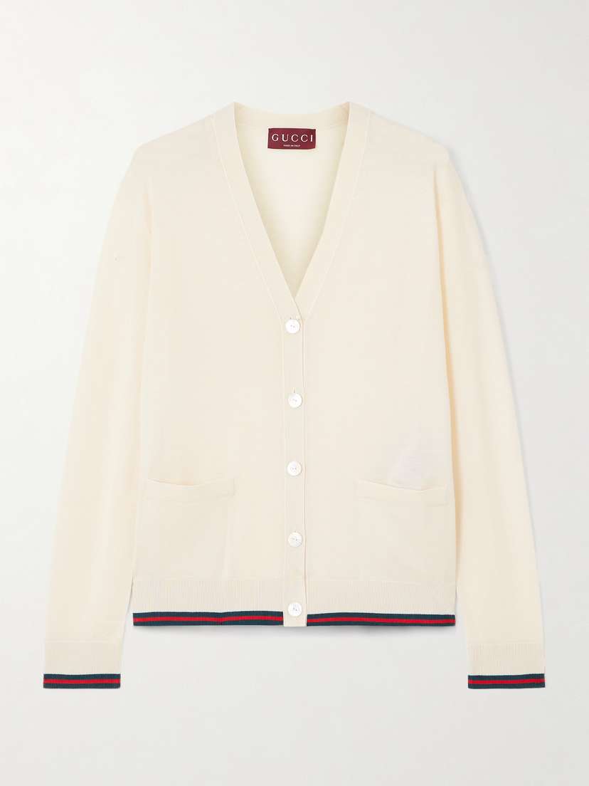 Gucci Cashmere And Silk-blend Cardigan