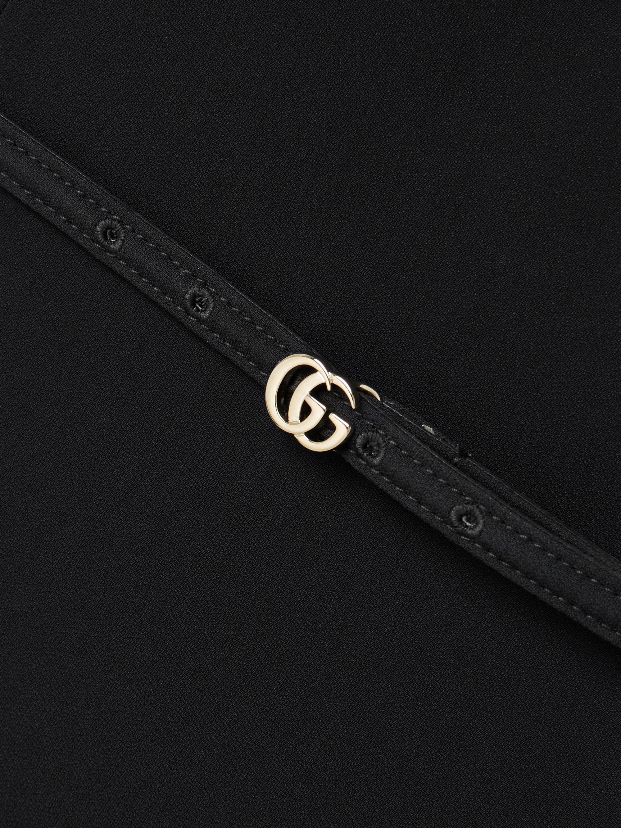 Gucci Belted crepe midi dress thumbnail