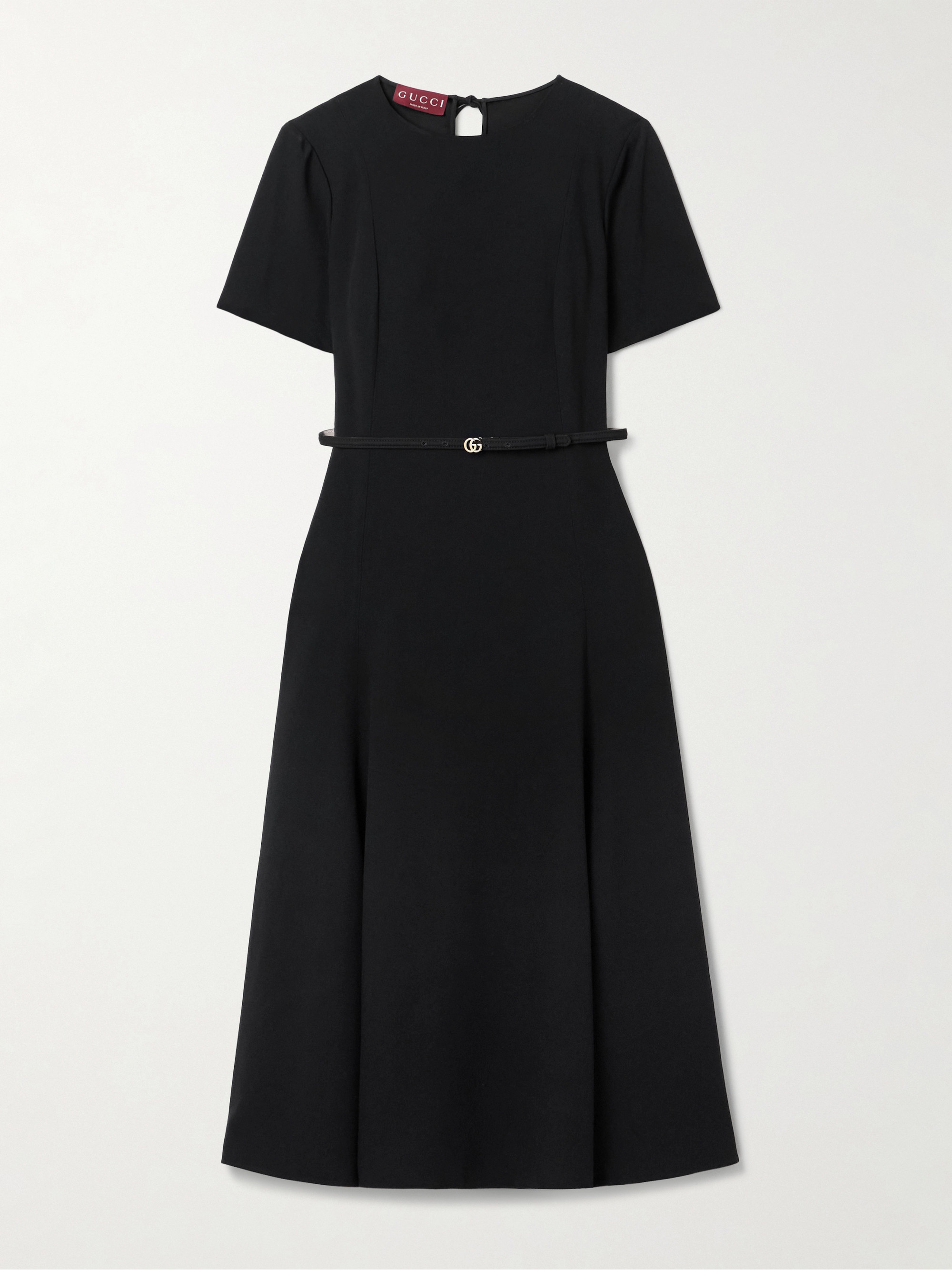 Gucci Belted crepe midi dress thumbnail
