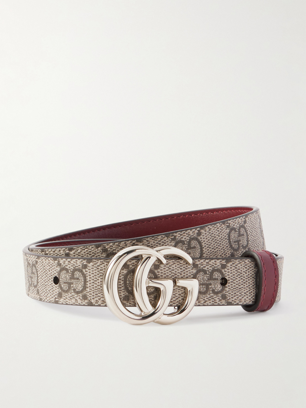 Gucci - Gg Marmont Reversible Leather Belt - Multi