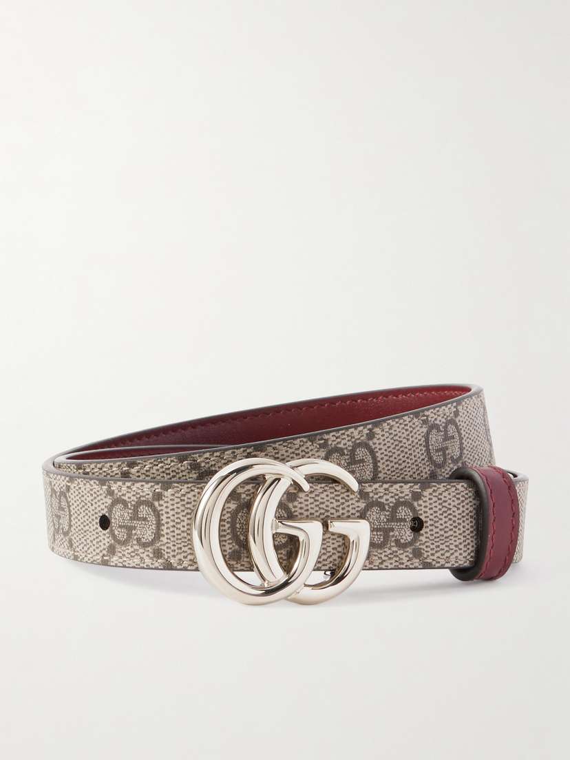 Gucci Gg Marmont Reversible Leather Belt