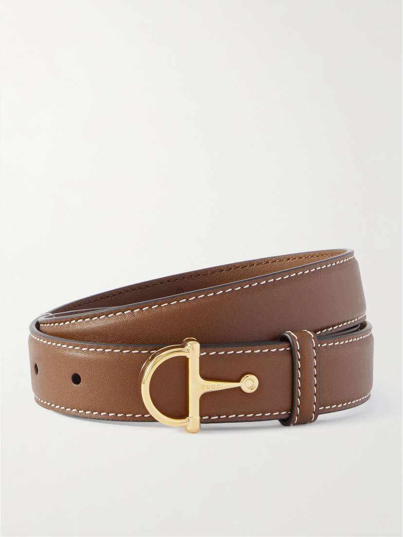 Gucci Horsebit-detailed Leather Belt