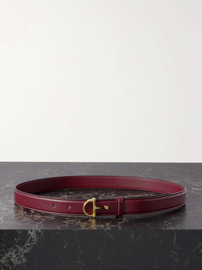 Gucci Horsebit-detailed Leather Belt