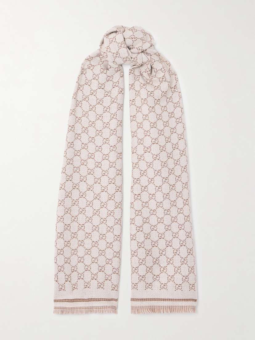 Gucci Wool-jacquard Scarf