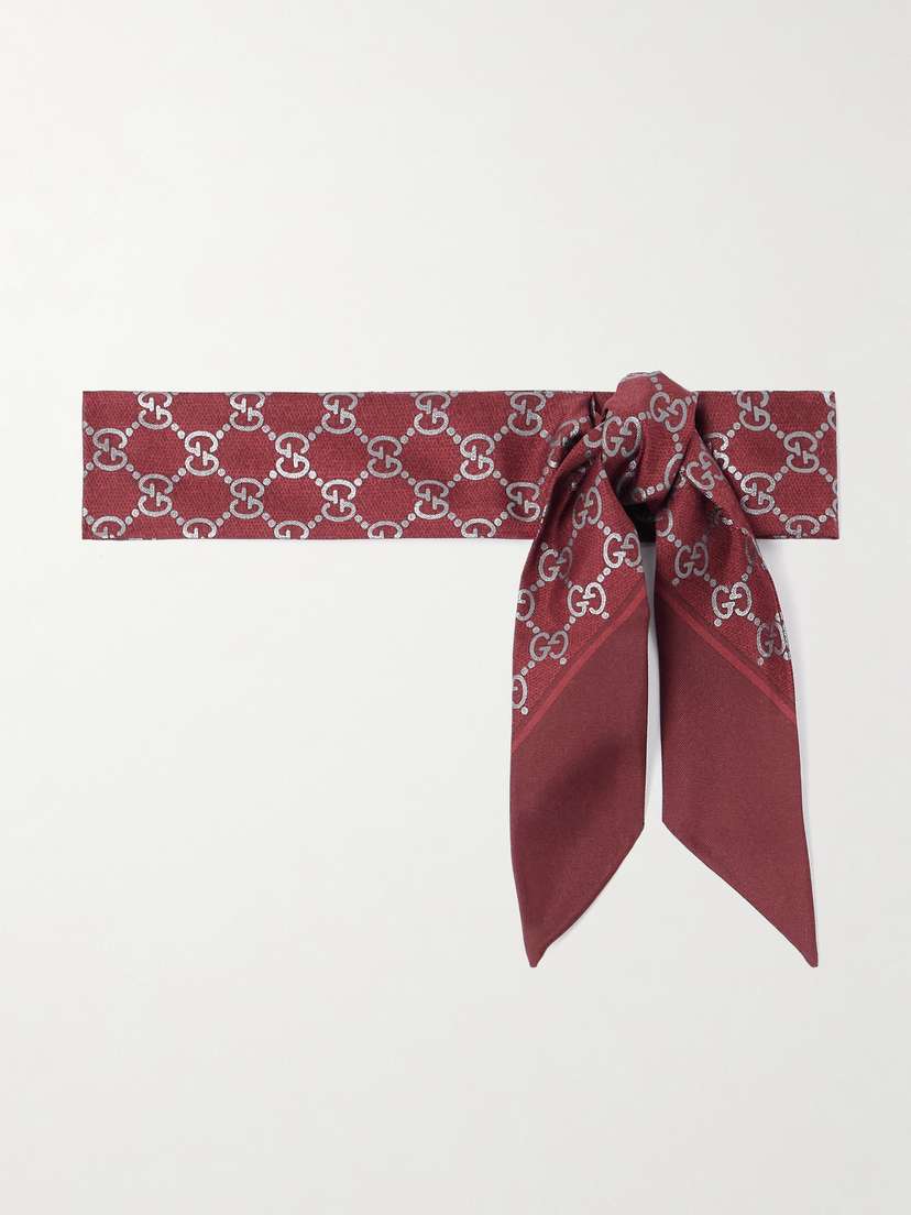 Gucci Printed Silk-twill Scarf