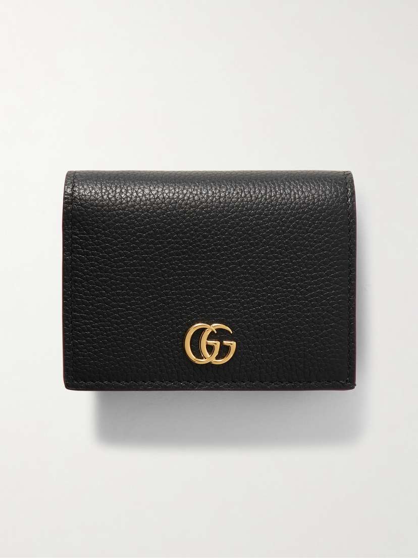 Gucci Marmont Petite Textured-leather Wallet
