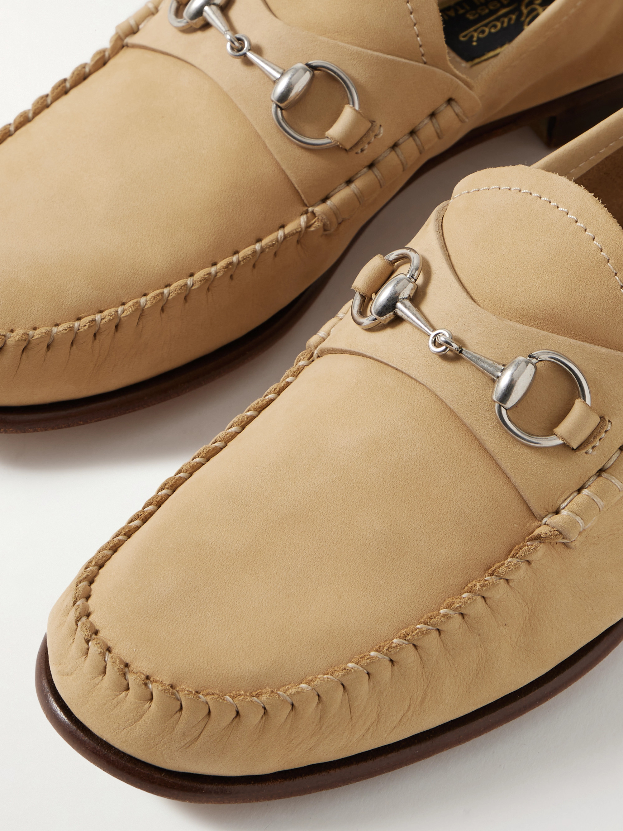 Gucci Gigi horsebit-detailed suede loafers