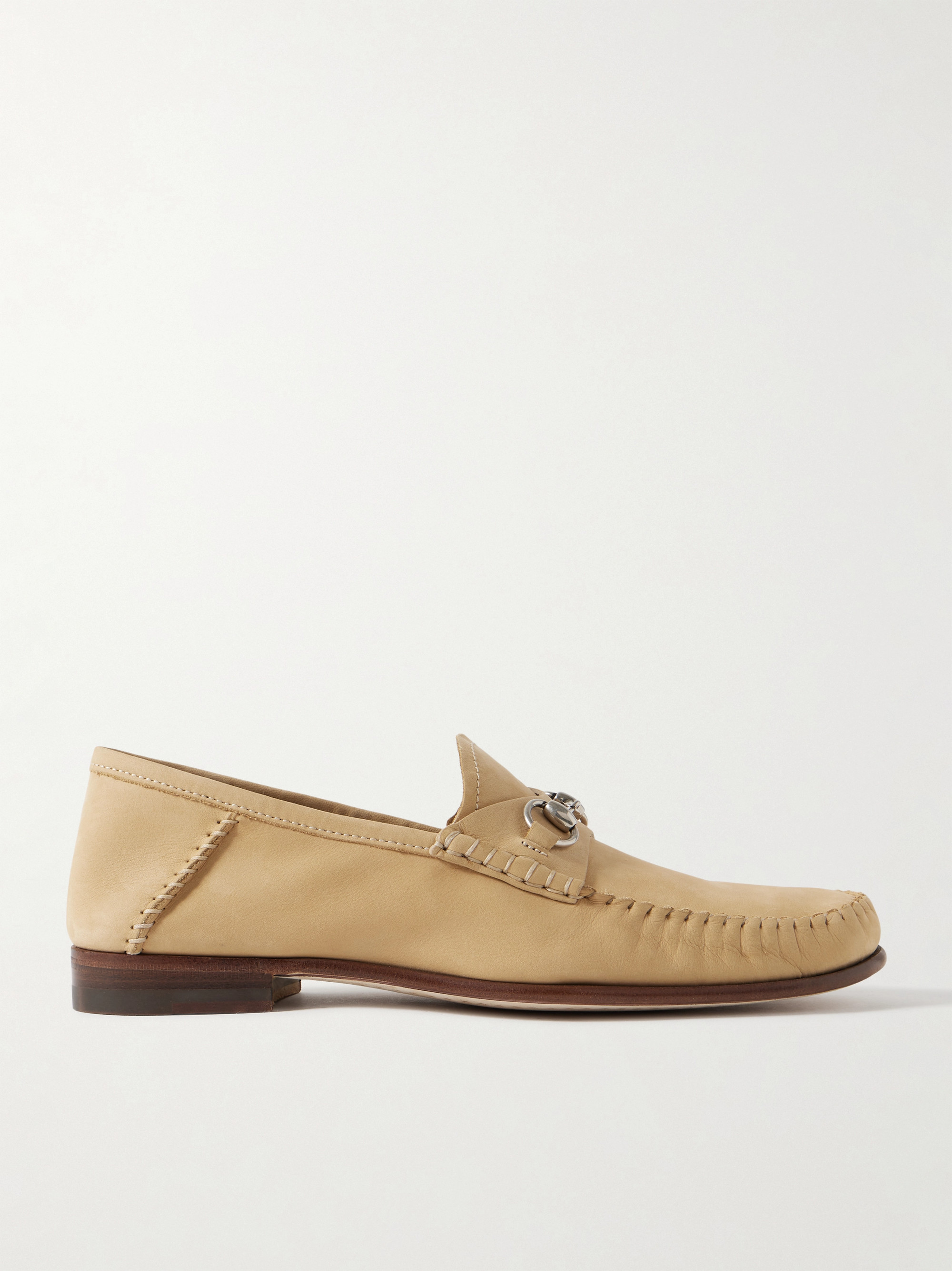 Gucci Gigi horsebit-detailed suede loafers