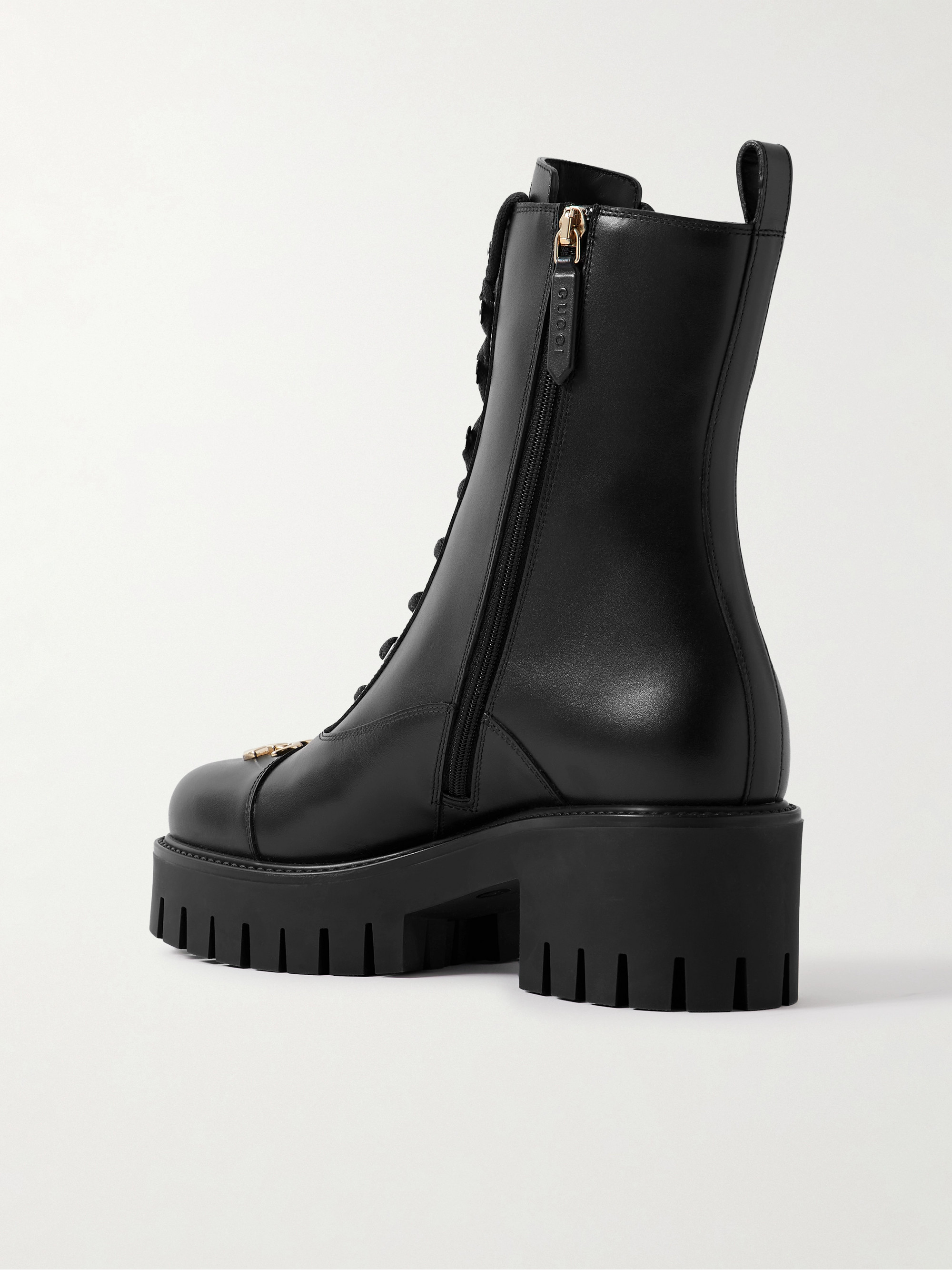 Gucci New Marmont embellished leather ankle boots