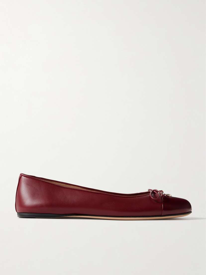 Gucci New Marmont Gg Leather Ballet Flats