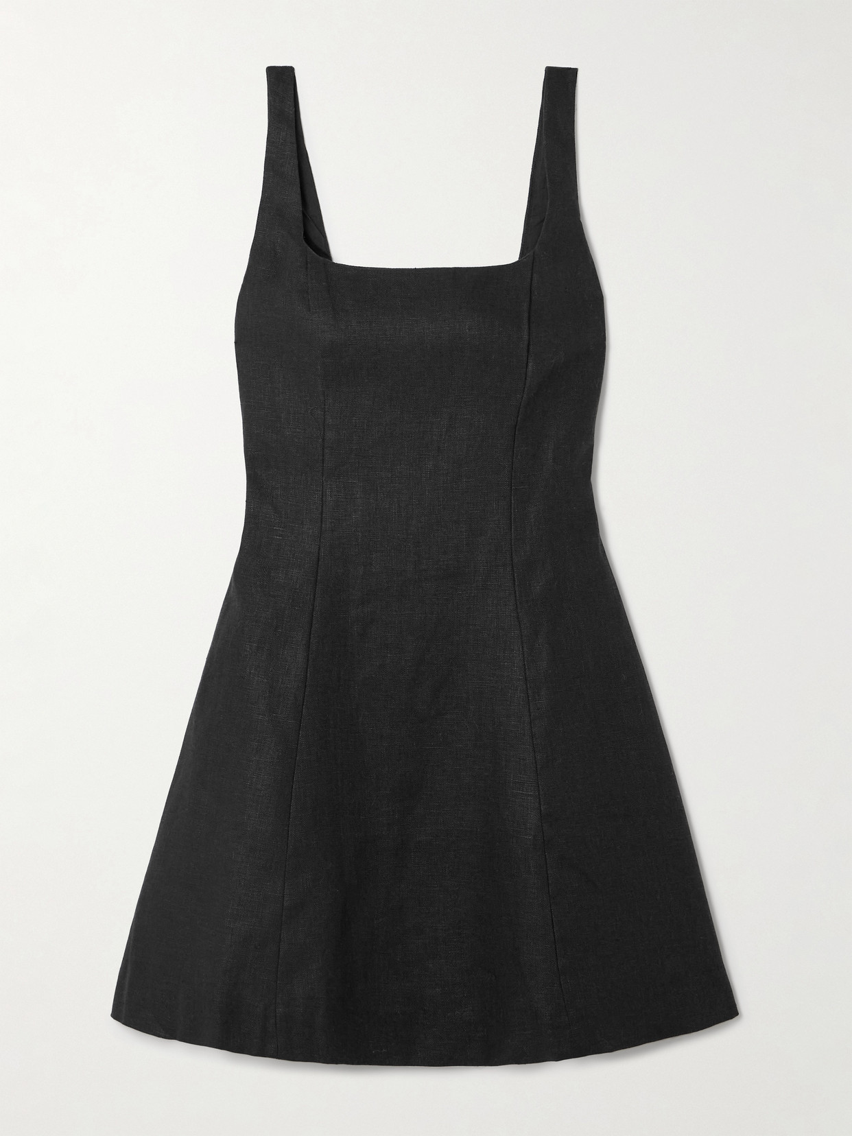 Faithfull Felice Shirred Linen Mini Dress
