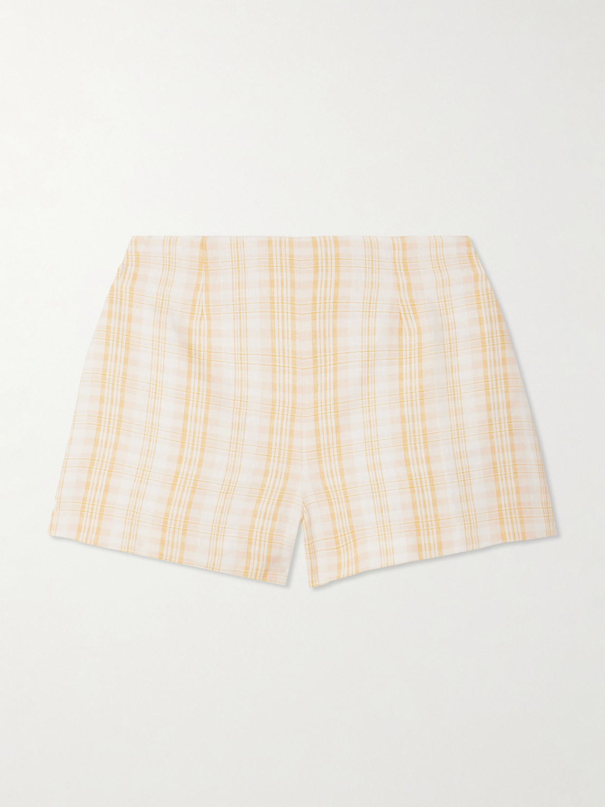 Faithfull Lila Checked Linen Shorts