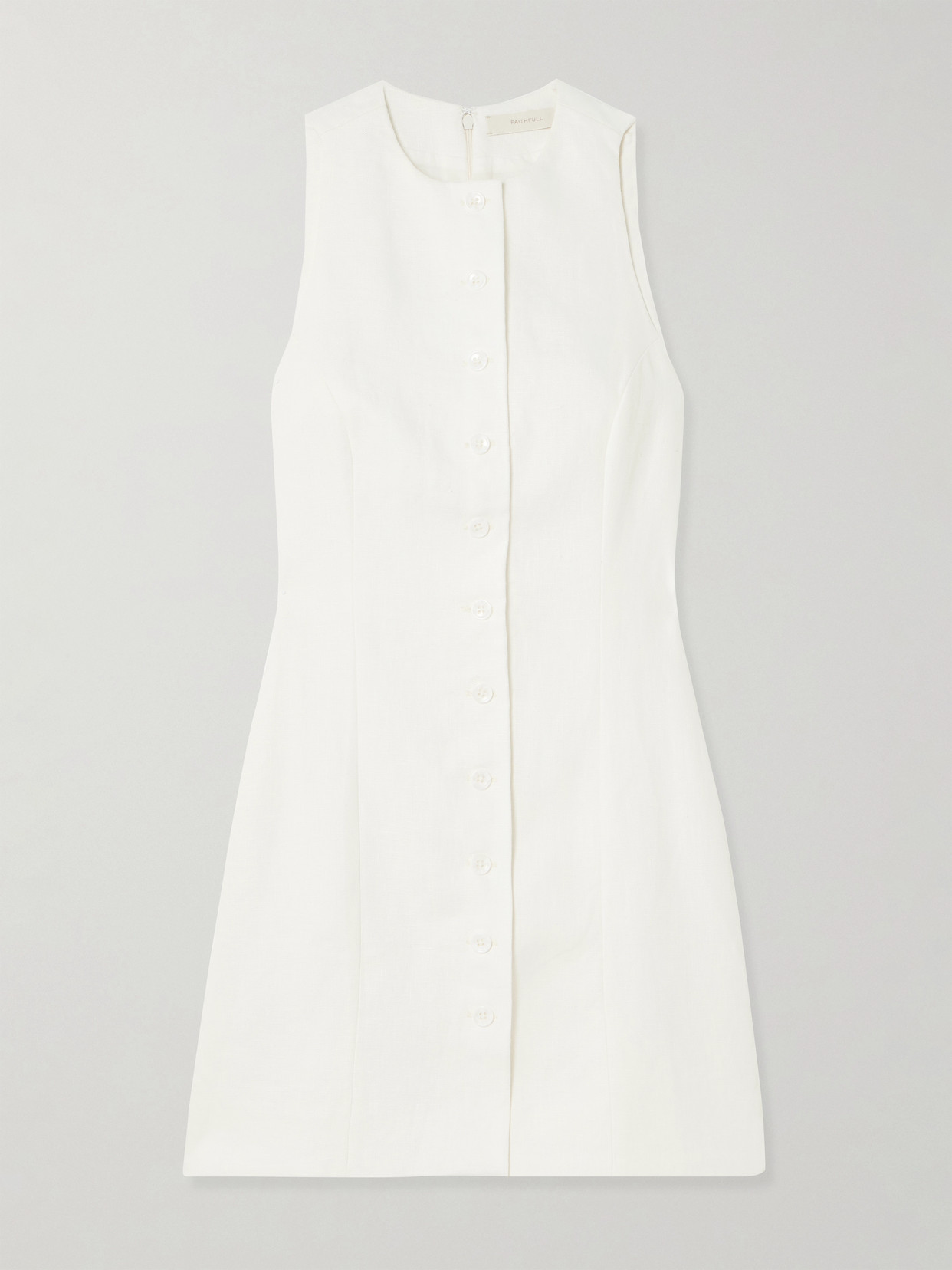 Faithfull Seema Linen Mini Dress