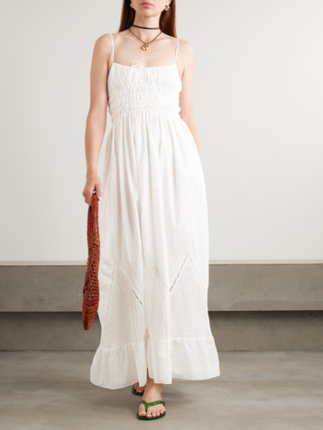 chinese dress ladies Kai Crochet Maxi Dress L main image 1