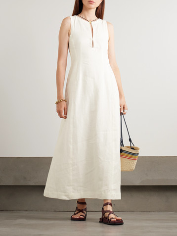 Faithfull Melia linen maxi dress