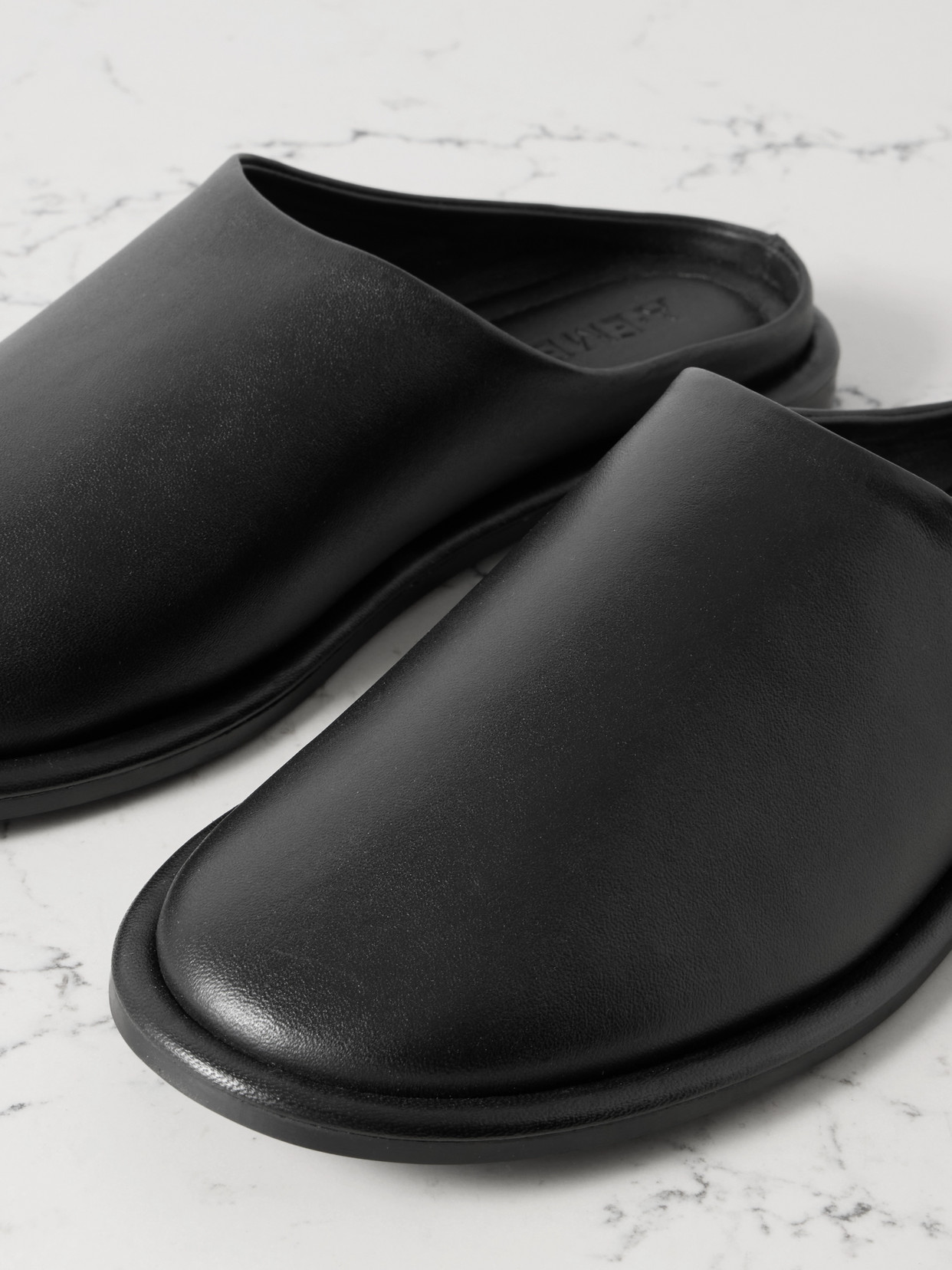 A.emery Spencer Leather Slippers