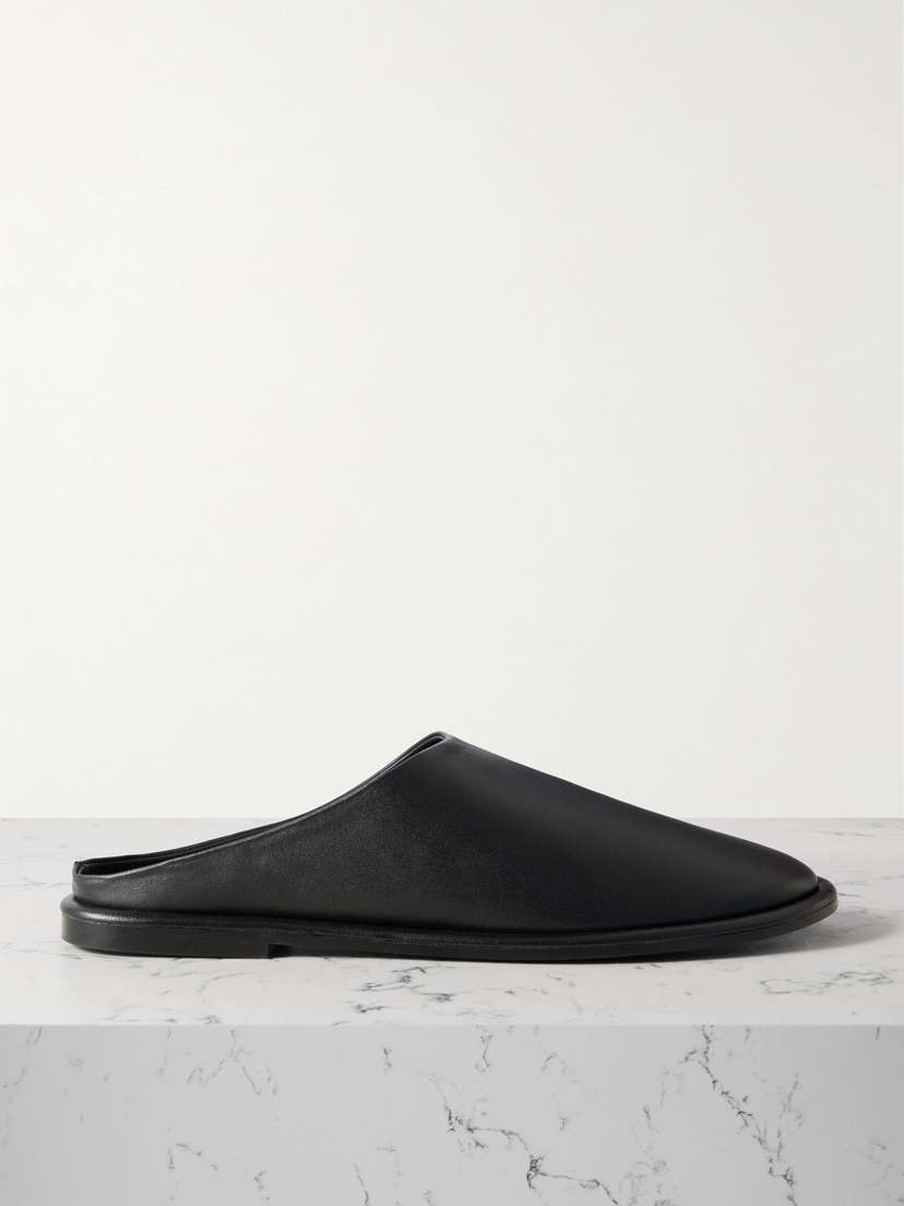 A Emery Spencer Leather Slippers