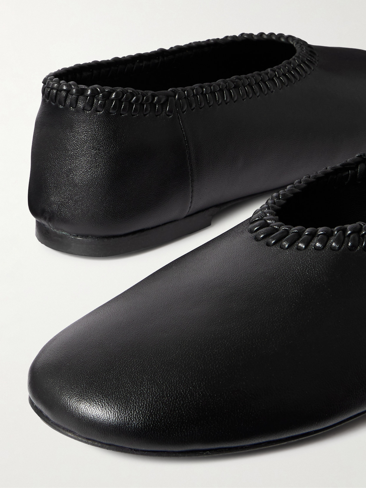 A.emery Park Braided Leather Ballet Flats