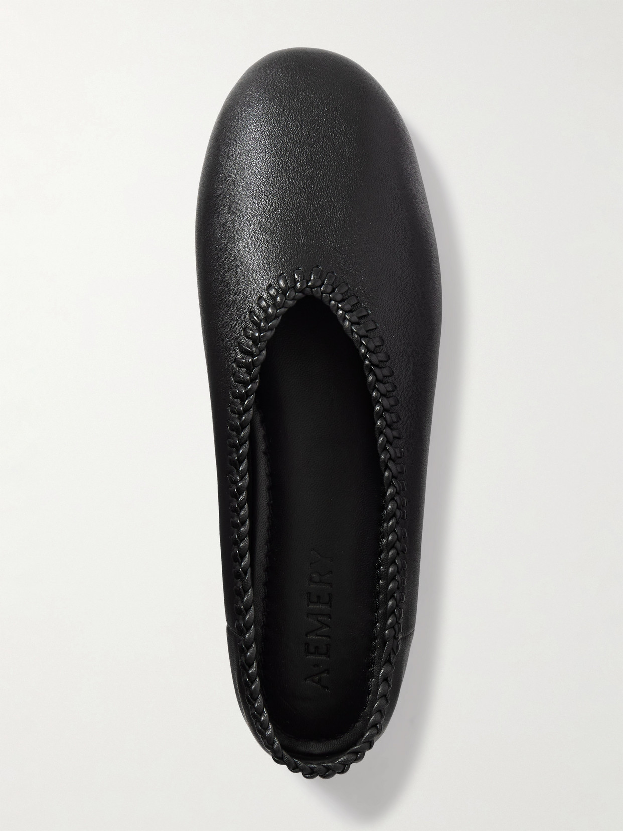 A.emery Park Braided Leather Ballet Flats