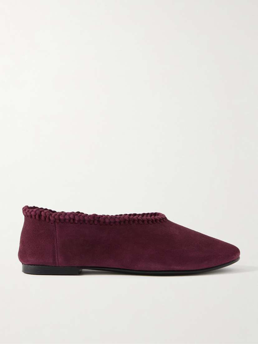 A Emery Park Braided Suede Ballet Flats