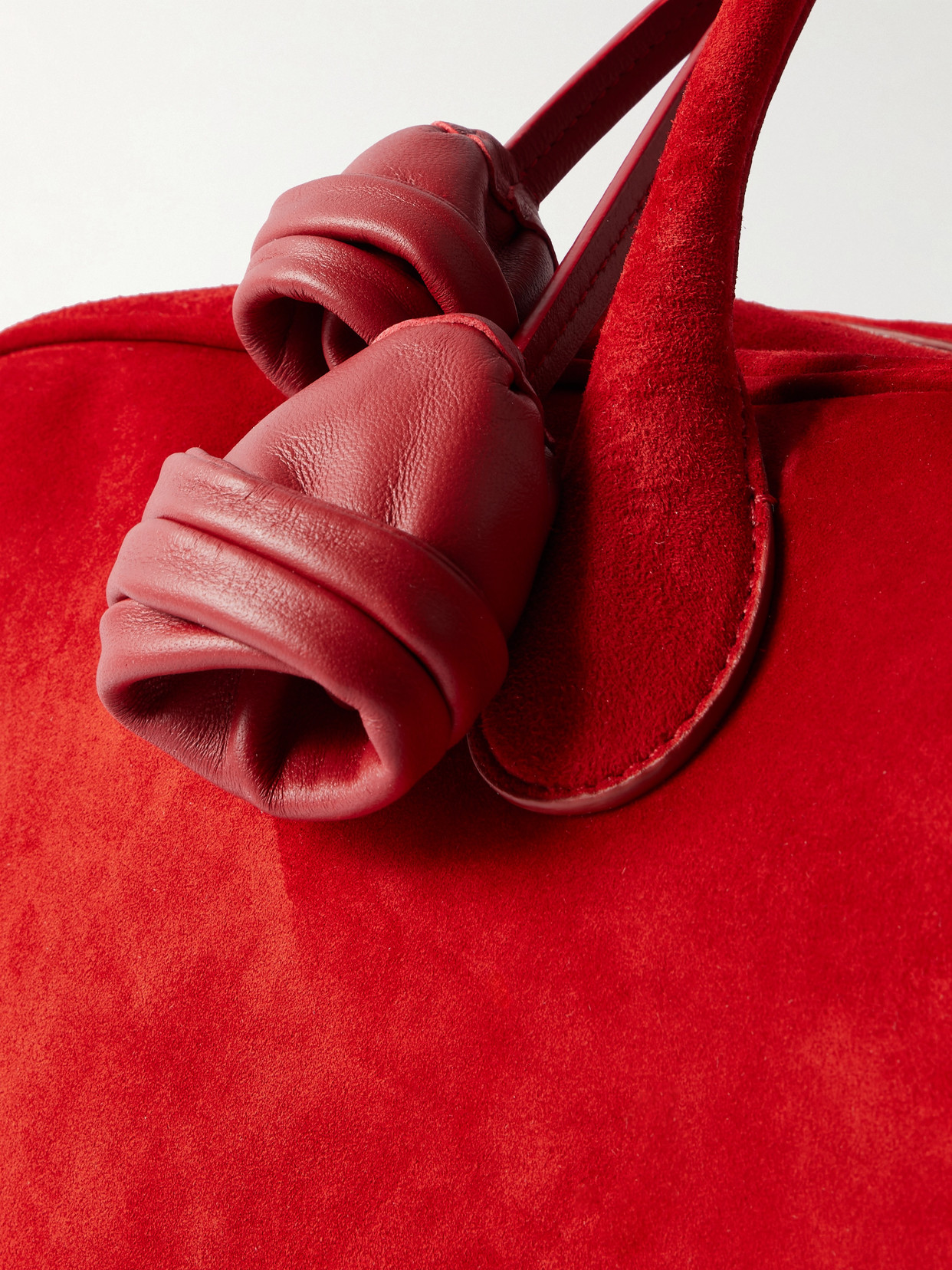 Magda Butrym Brigitte Large Leather-trimmed Suede Tote