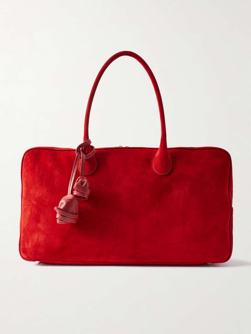Magda Butrym Brigitte Large Leather-trimmed Suede Tote