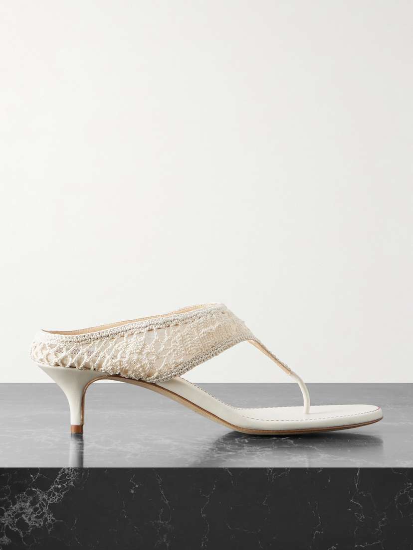 Magda Butrym Crocheted Mules