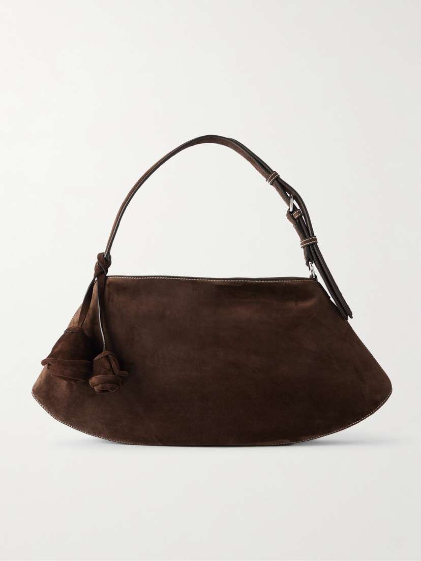 Magda Butrym Maya Suede Shoulder Bag
