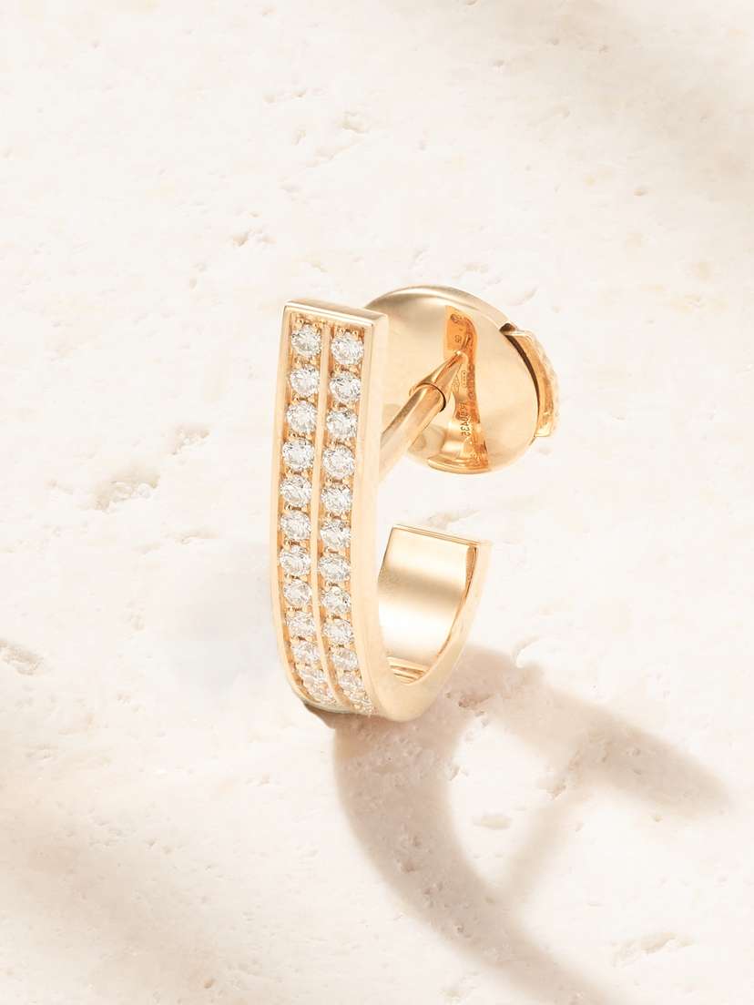 Repossi Berbere 18-karat Rose-gold Diamond Single Earring