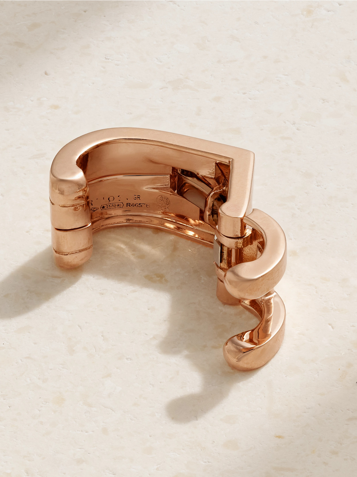 Repossi Antifer 18-karat Rose Gold Ear Cuff In Gold