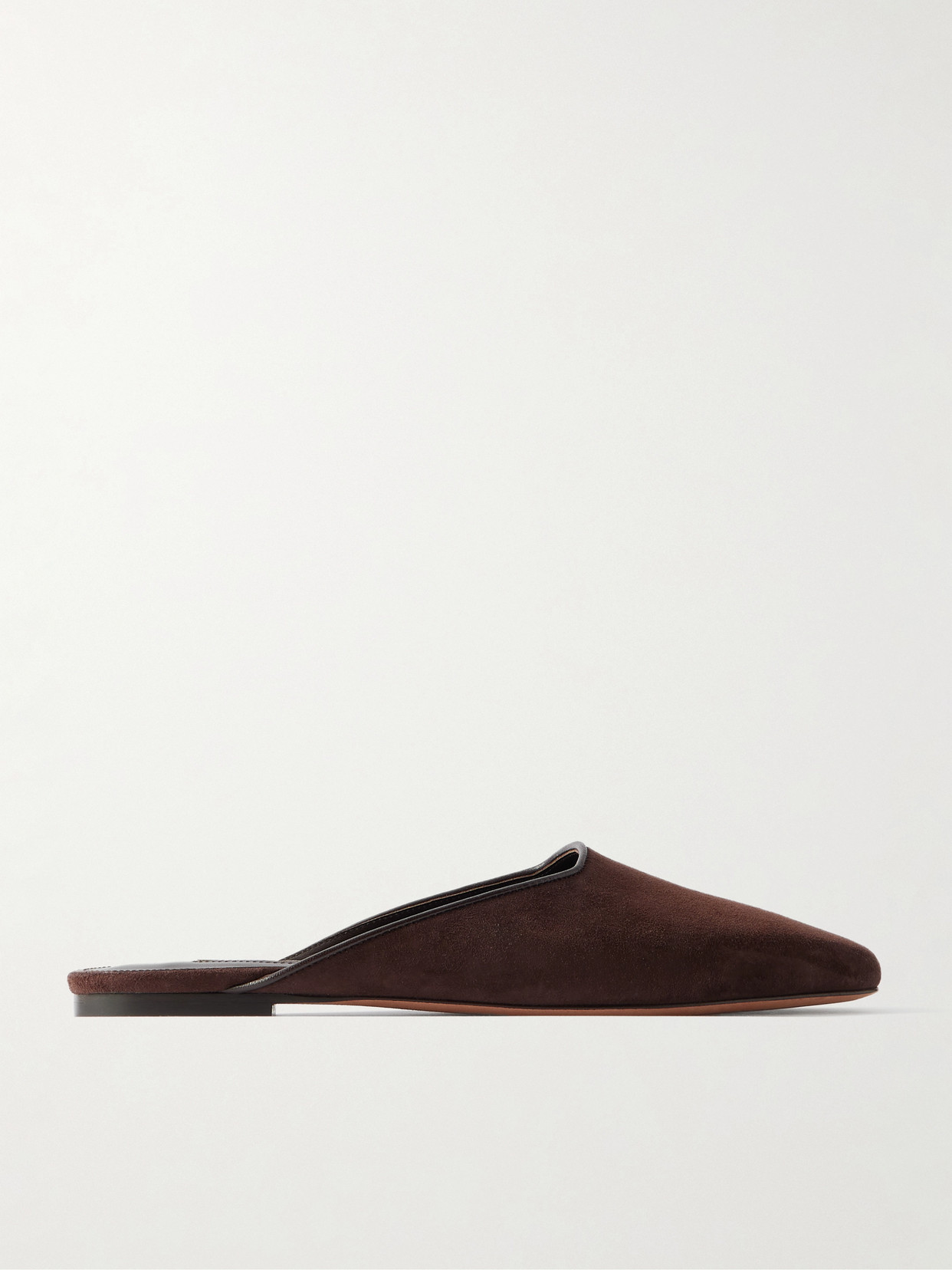 Emme Parsons Suede Mules In Brown