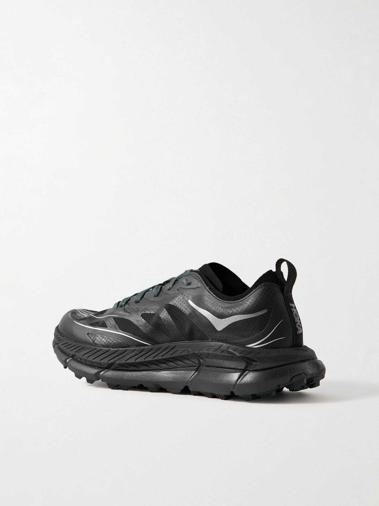 Hoka Mafate Speed 4 Lite Ripstop And Rubber Sneakers In Black