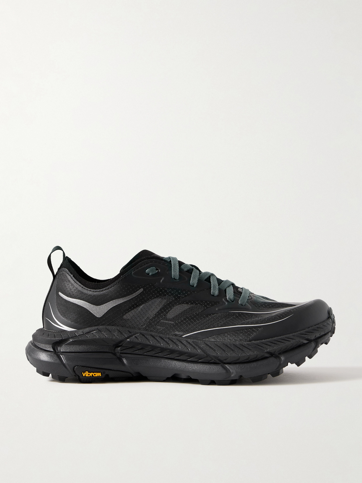 Hoka Mafate Speed 4 Lite Ripstop And Rubber Sneakers In Black