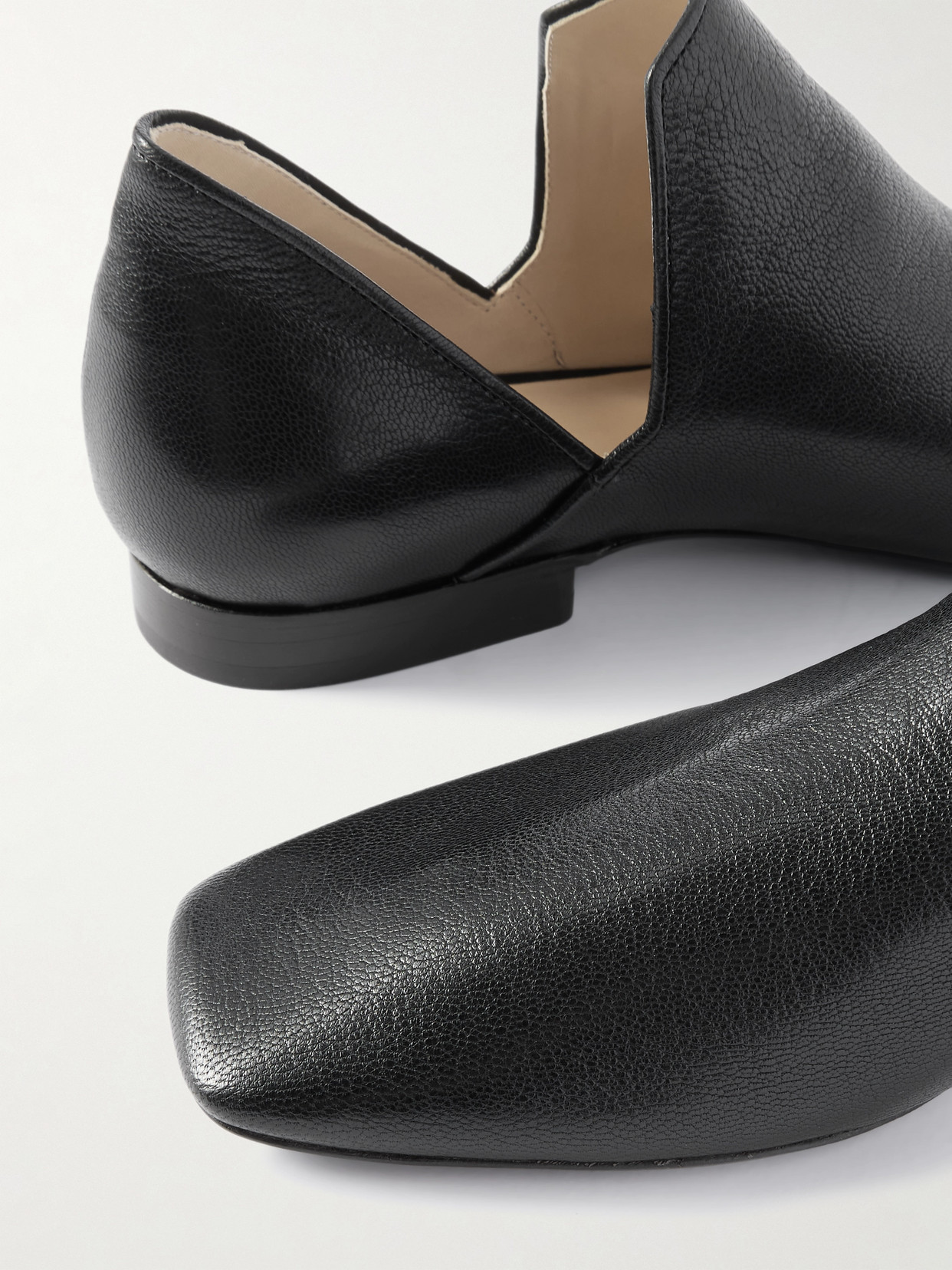 Lemaire D'orsay Leather Loafers In Black