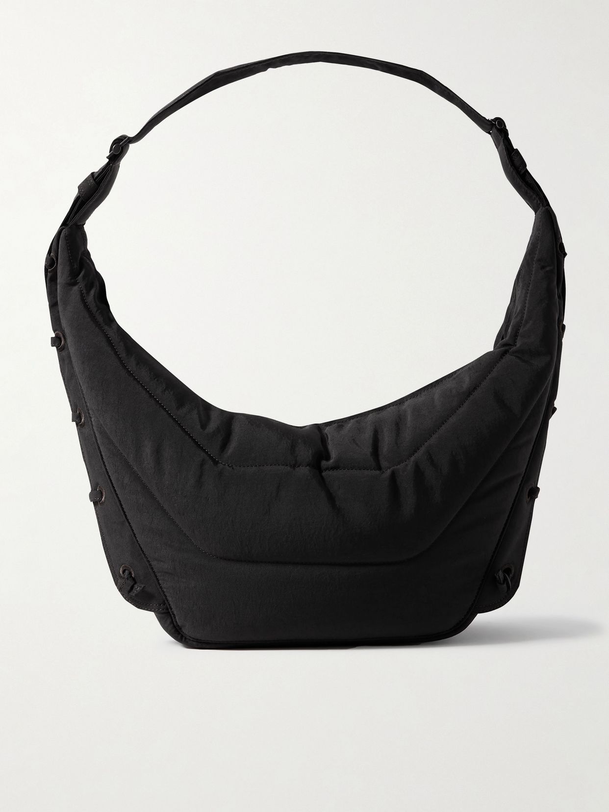 soft game medium quilted canvas shoulder bag