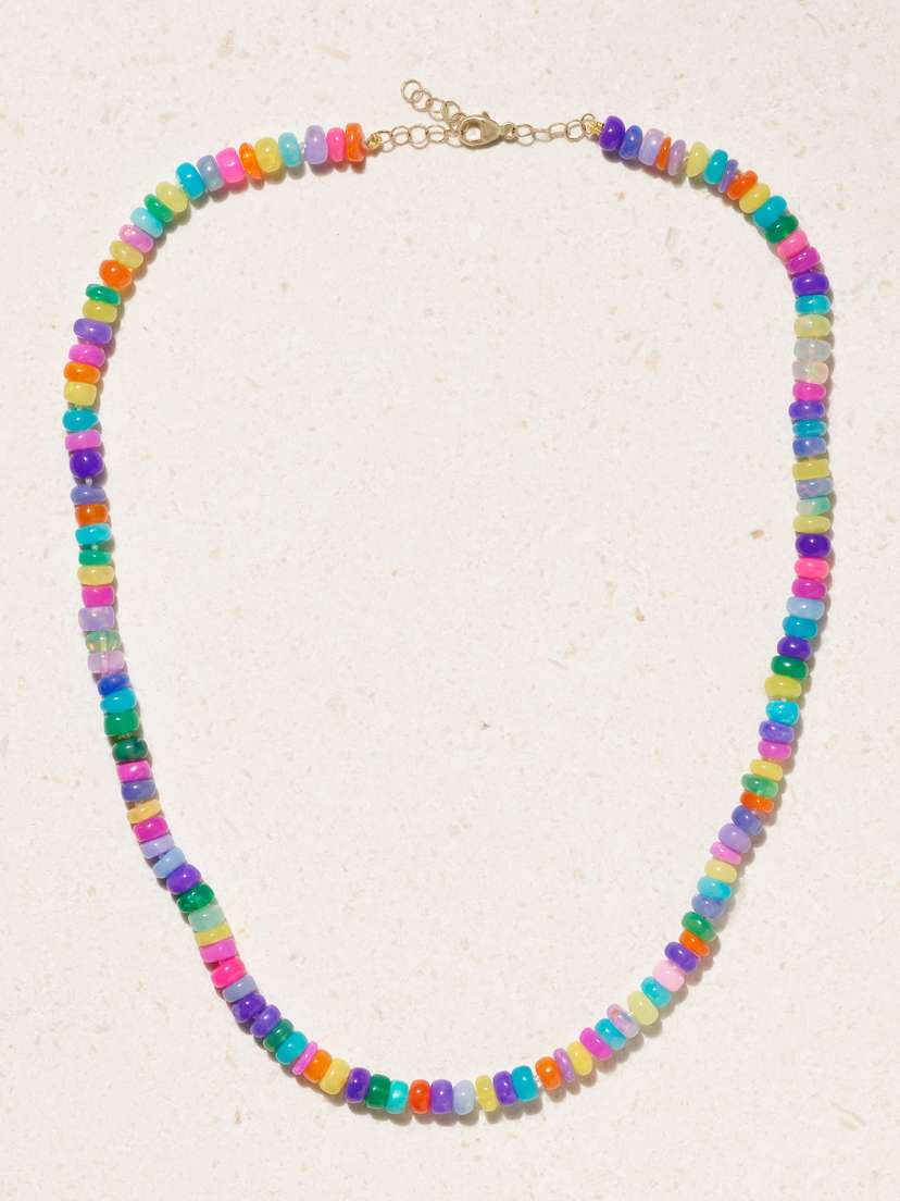 JIA JIA Soleil Jumbo Gold Opal Necklace