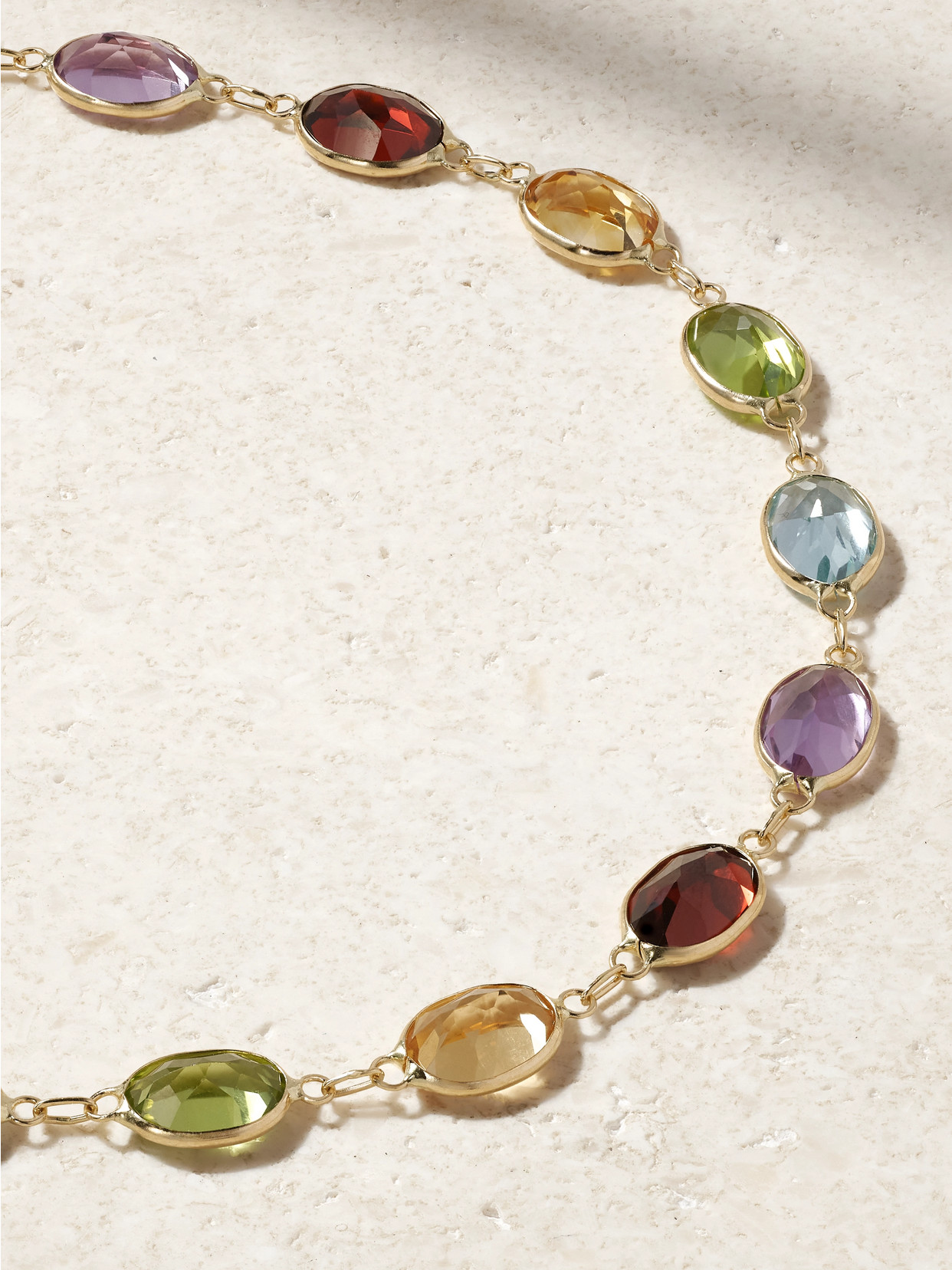 Jia Jia Chakra Gold Multi-stone Bracelet