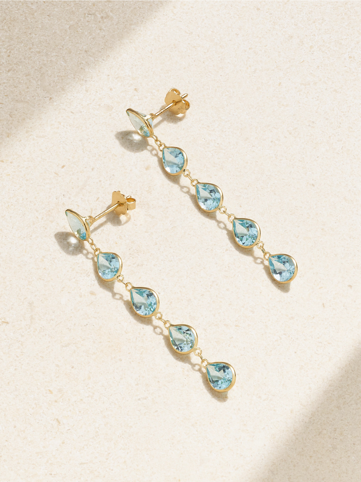 Jia Jia Chakra Gold Topaz Earrings