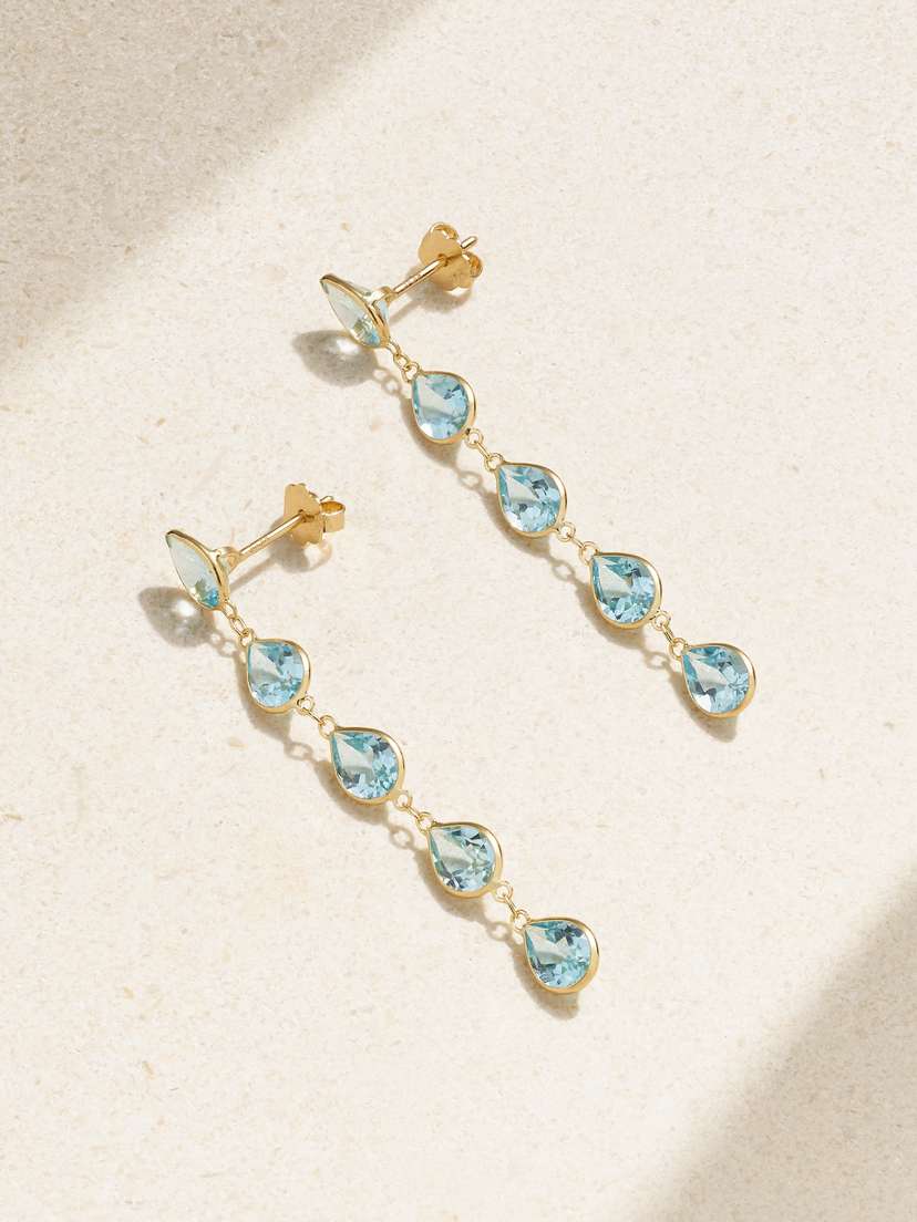 JIA JIA Chakra Gold Topaz Earrings