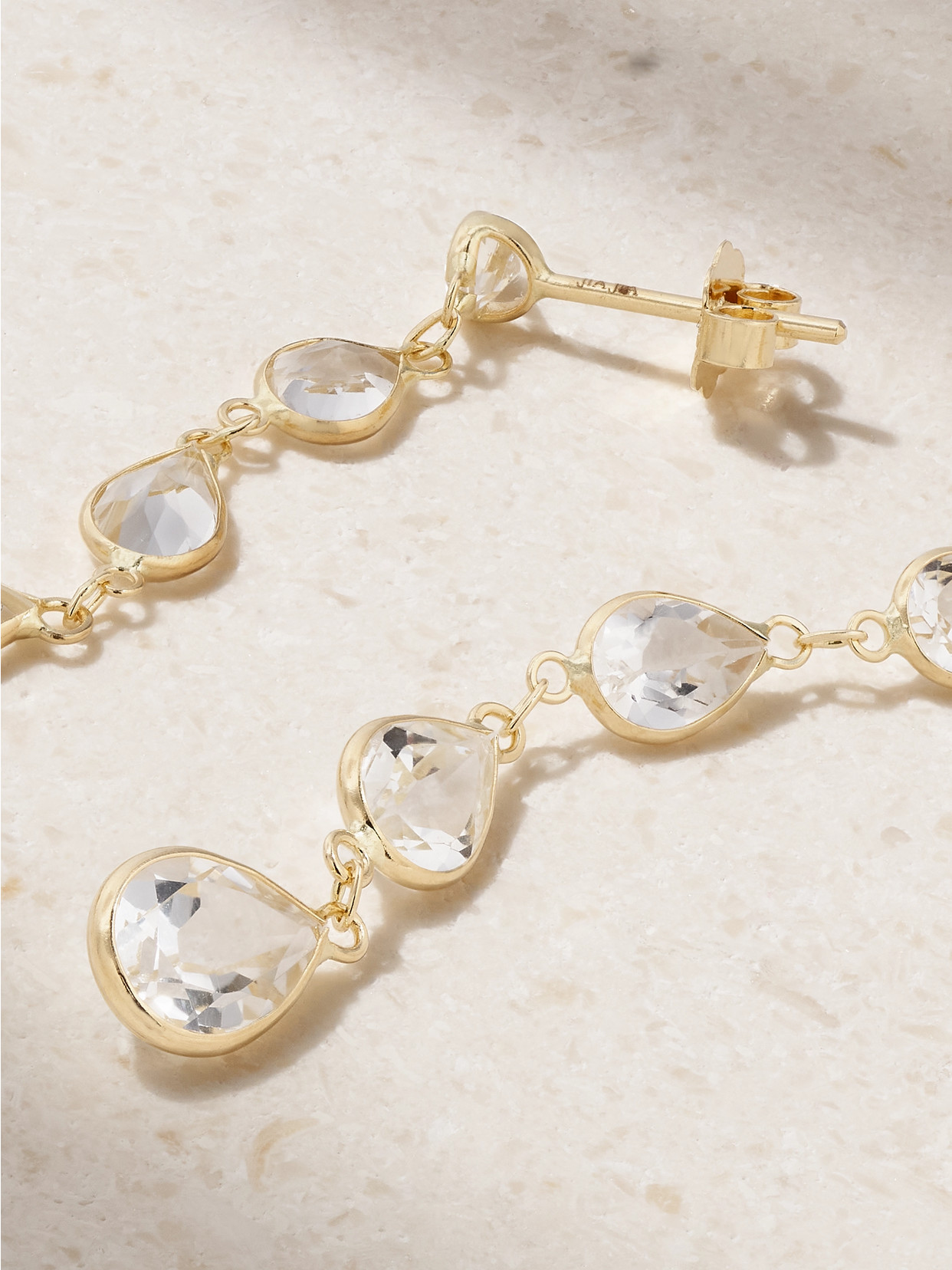 Jia Jia Chakra Gold Topaz Earrings