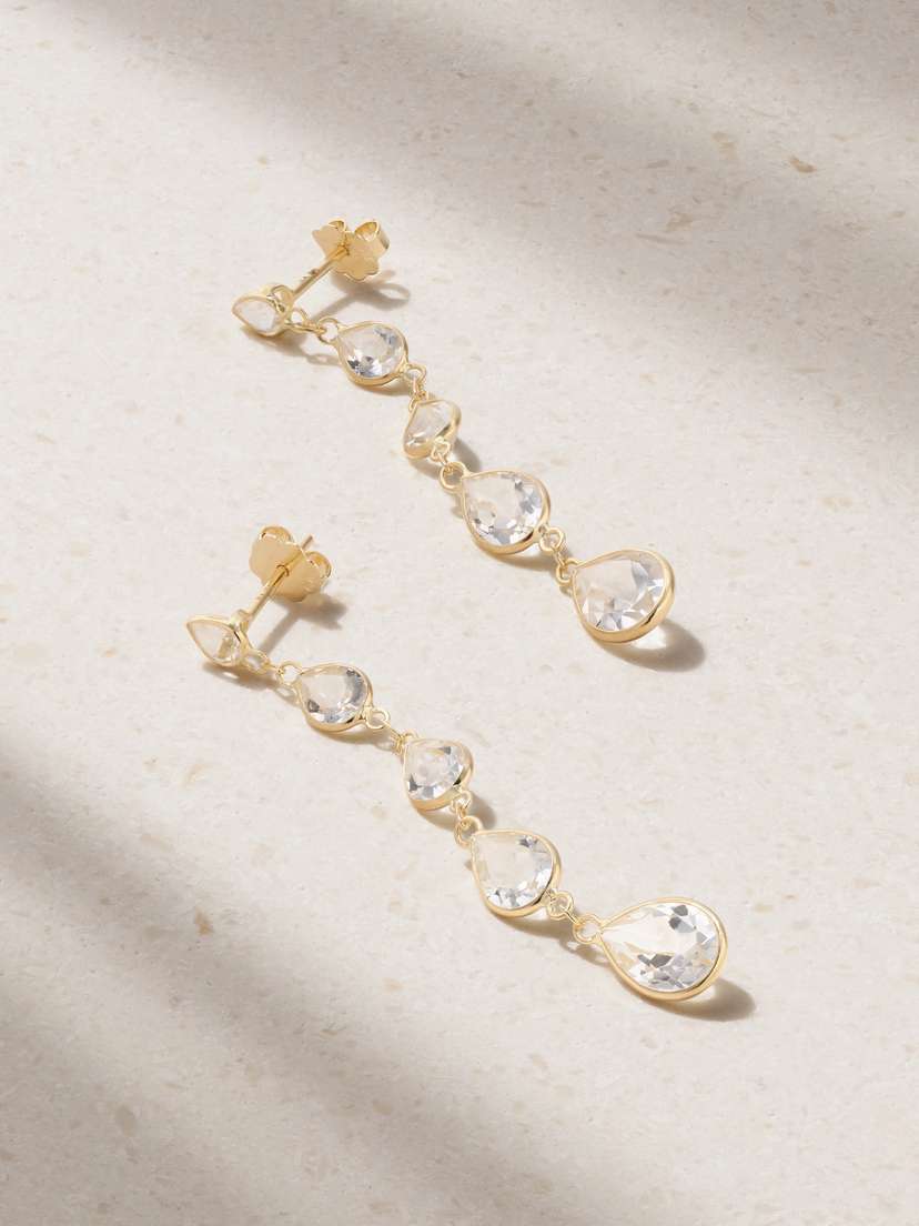JIA JIA Chakra Gold Topaz Earrings