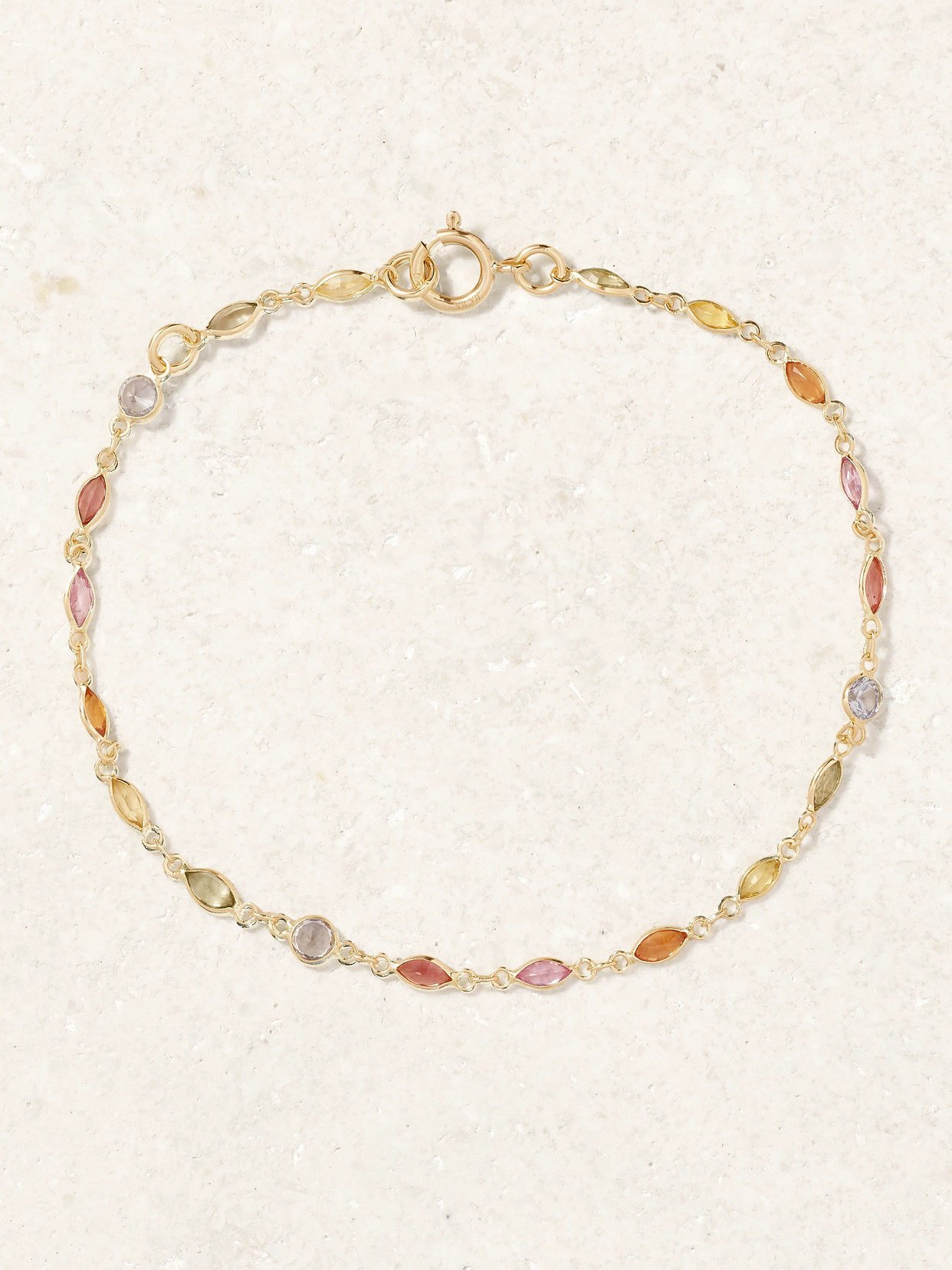 Jia Jia Chakra Gold Sapphire Bracelet