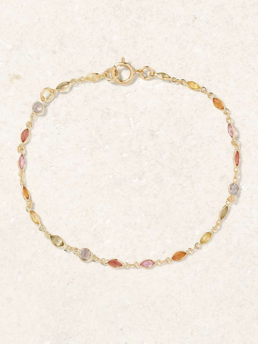 JIA JIA Chakra Gold Sapphire Bracelet